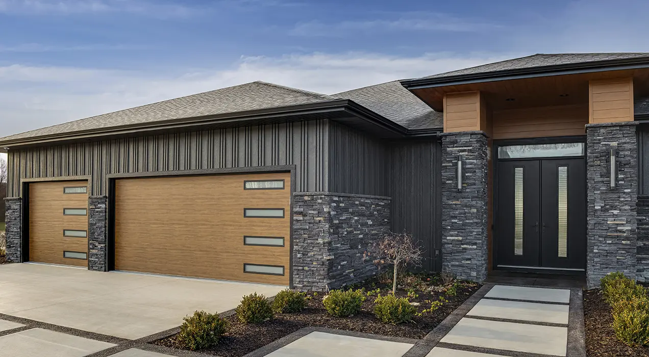 Modern Steel Clopay Garage Door