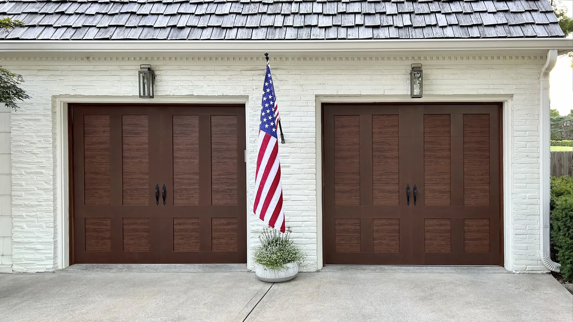 Real Wood vs Faux Wood Garage Doors