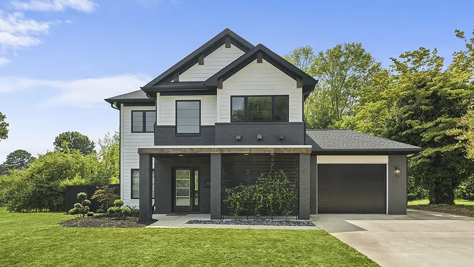 Black Garage Door