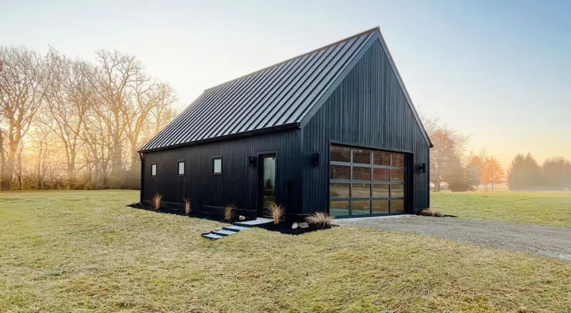 Avante Garage Doors on Barn