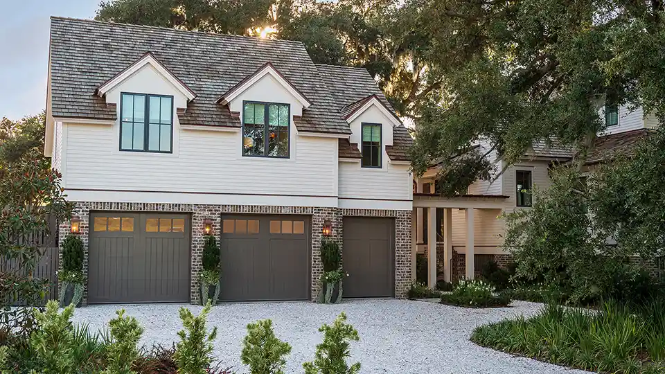 Canyon Ridge 5 Layer Garage Doors on Southern Living 2024 Idea House