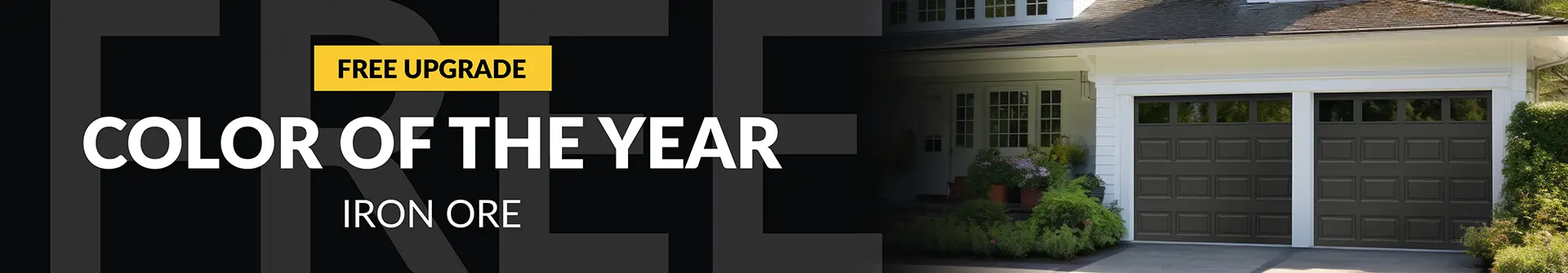 Classic Steel garage door in Iron Ore