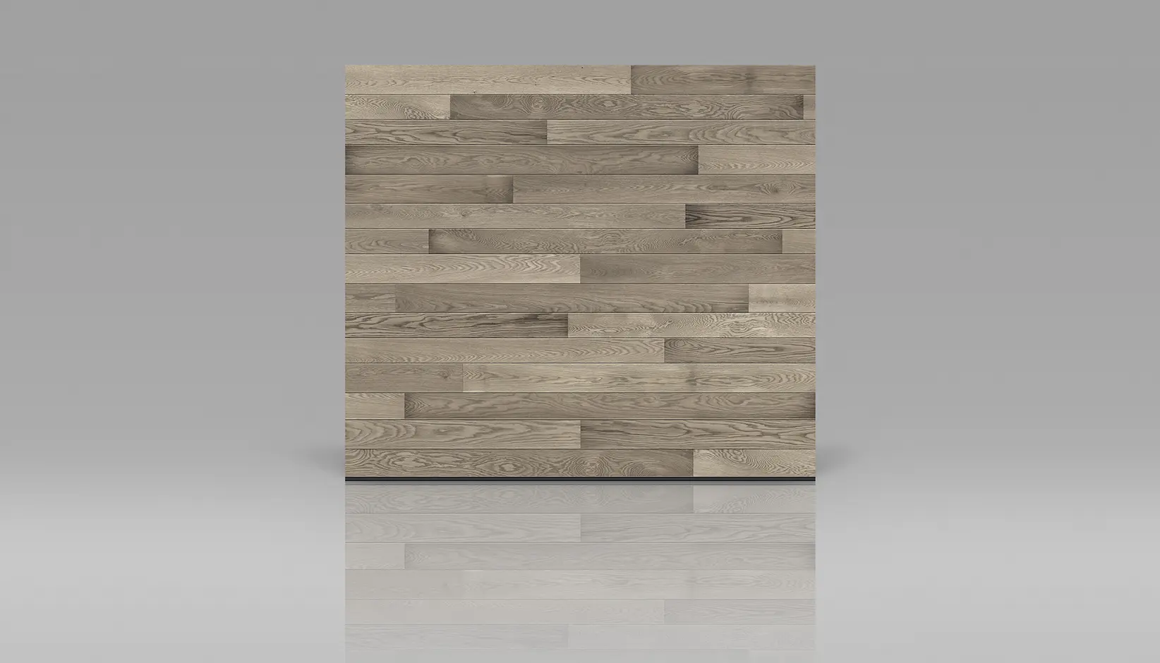 Modern Steel Ultra-Grain Plank in Coastal Gray