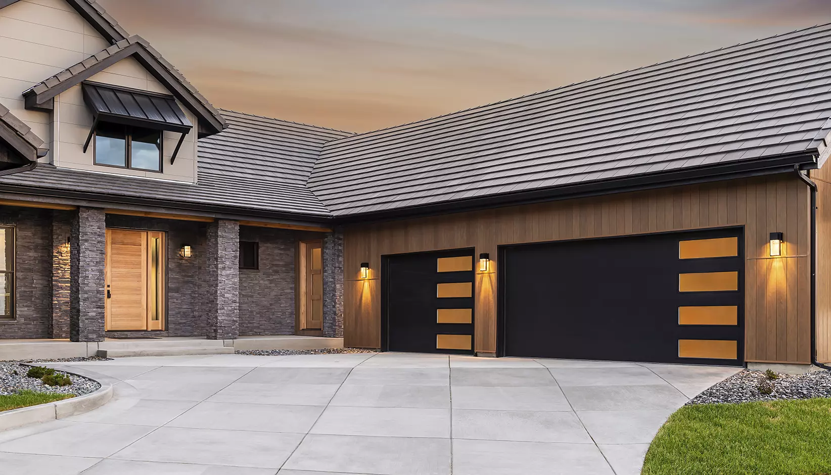 Modern Steel Garage Doors