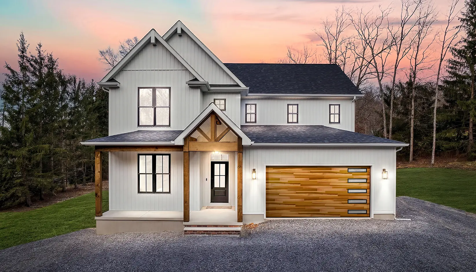 Modern Steel Ultra-Grain Plank Cedar