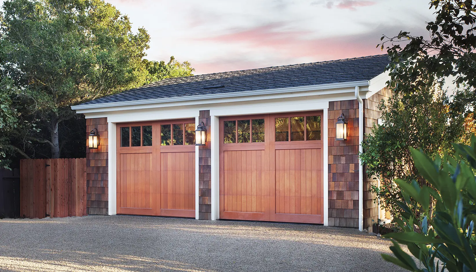 Reserve Wood Limited Edition garage door for coastal homes