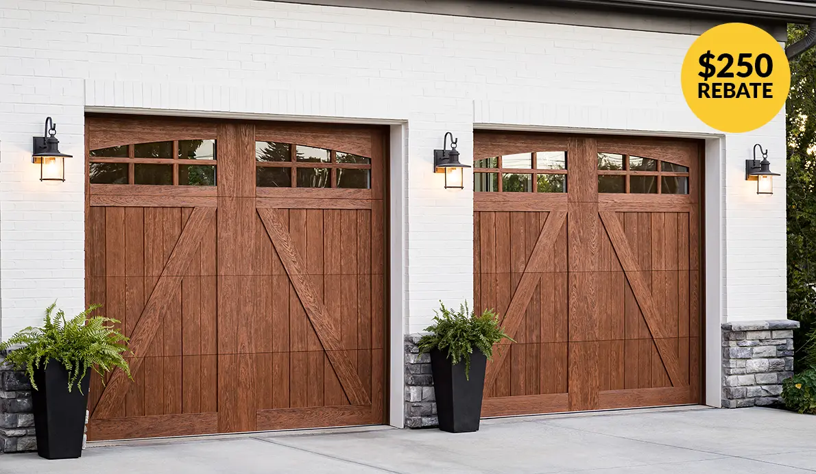 Canyon Ridge Carriage House 5-Layer Garage Door